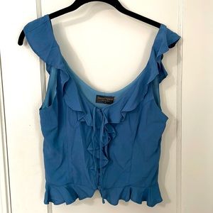 Dress Form cropped button up top